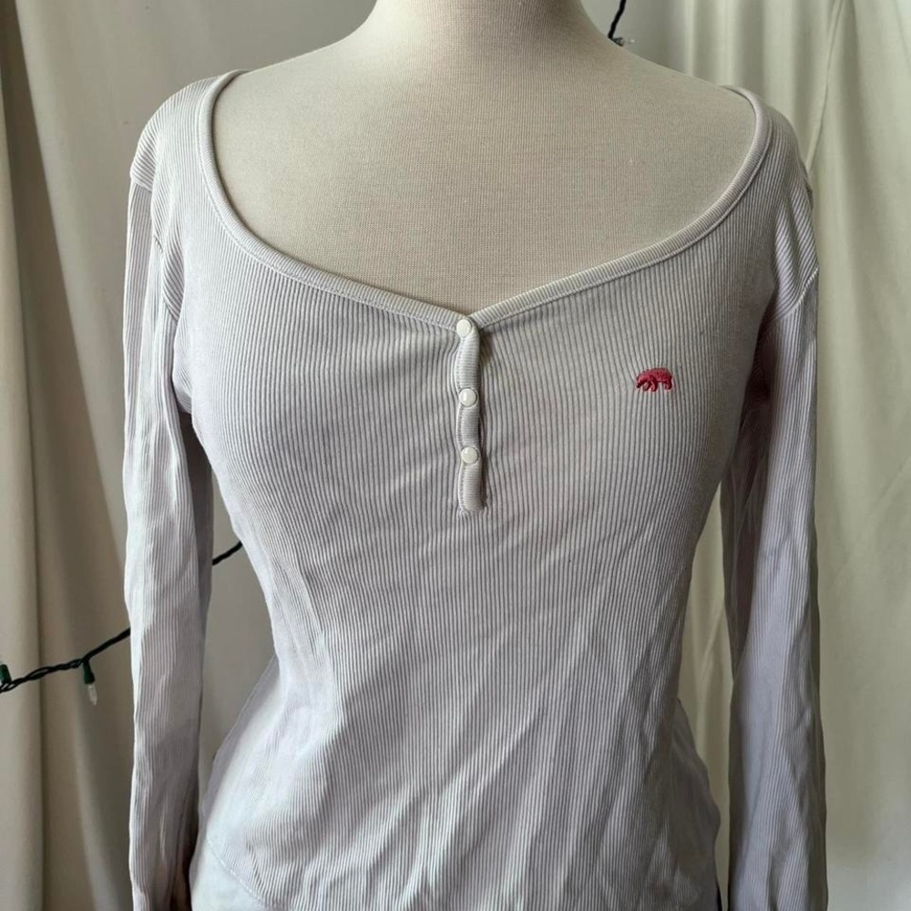 white henley - Picture 3 of 8
